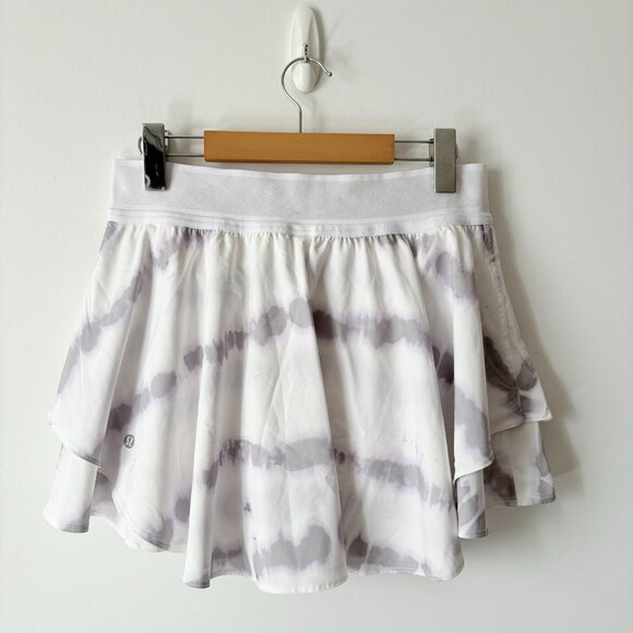 Lululemon Court Rival High-Rise Skirt Transverse Lilac Multi Size 8 - Picture 7 of 8